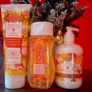 Scentsy body wash,body cream and hand soap